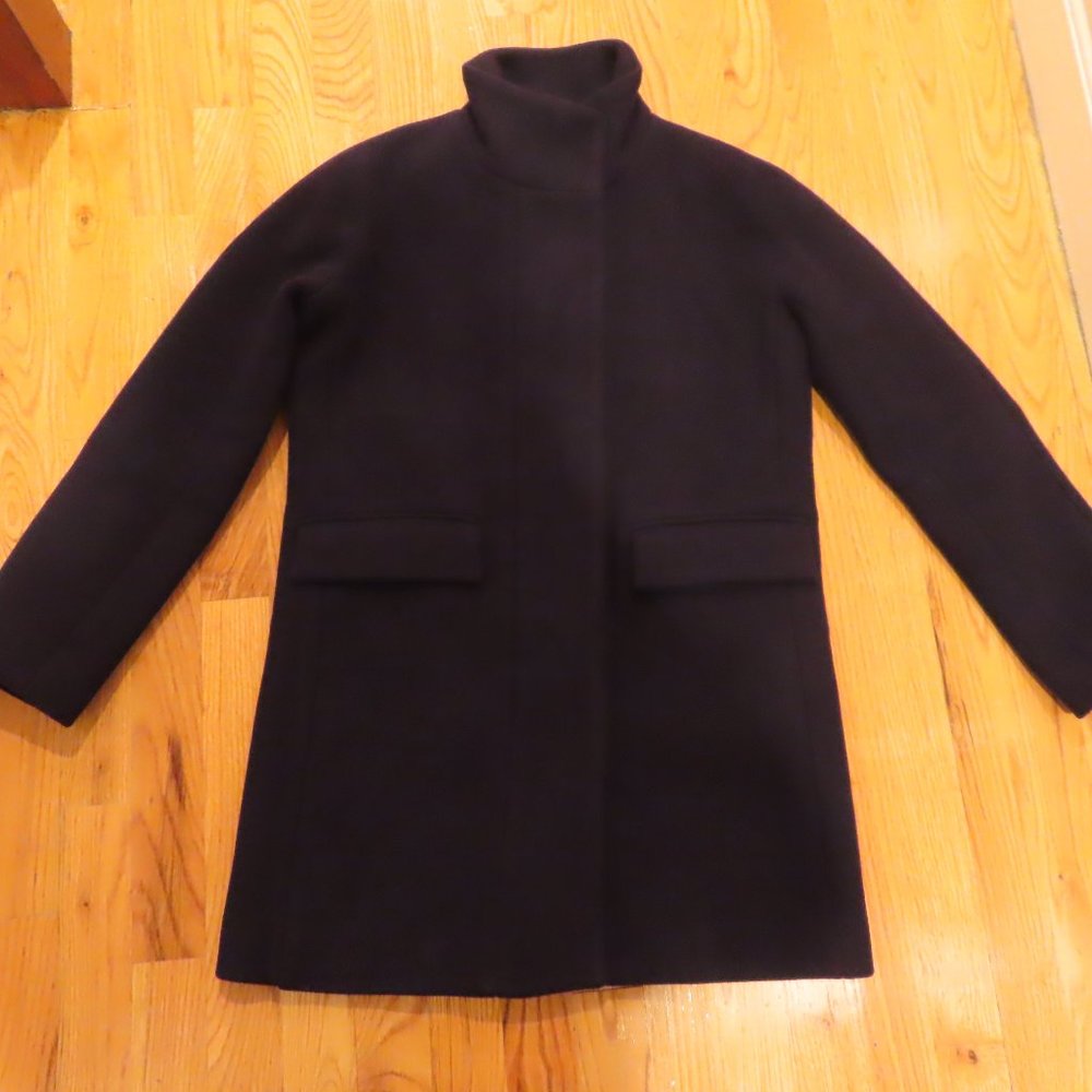 Jcrew Navy Wool Coat